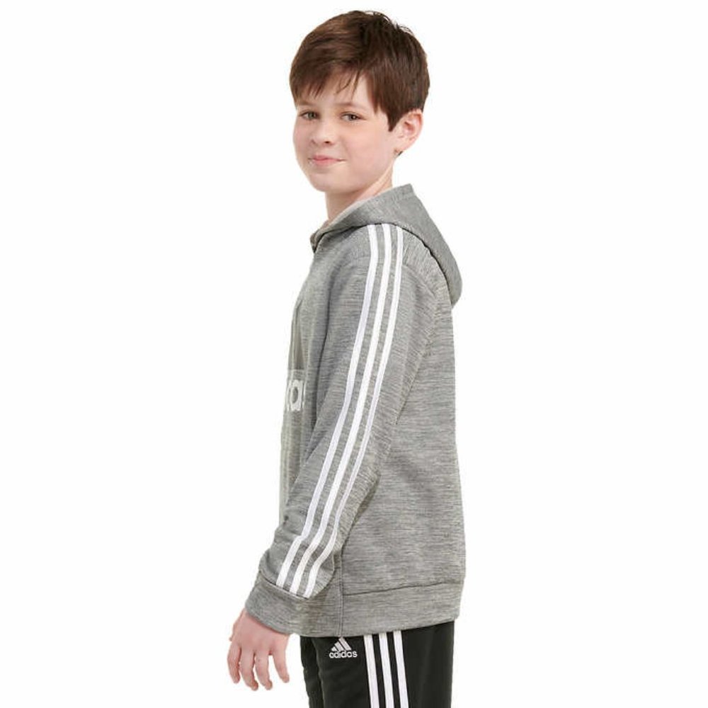 adidas Youth Fleece Hoodie - Picture 2 of 5